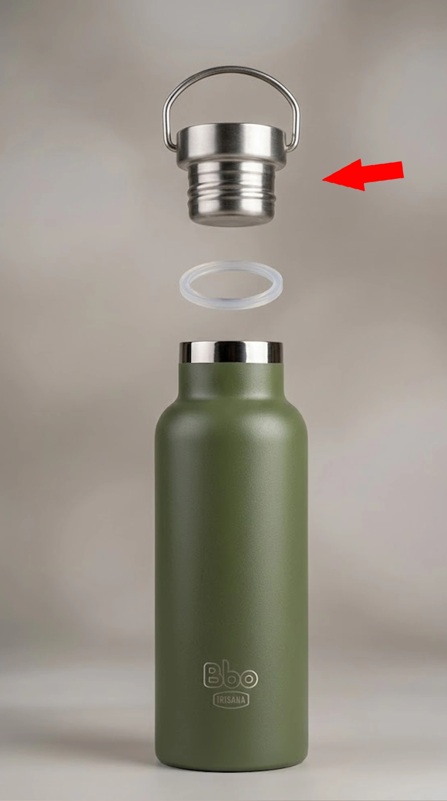 Tapón de bambú de repuesto para botella Bbo14 Irisana